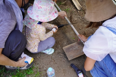 森の秘密基地　いもほり